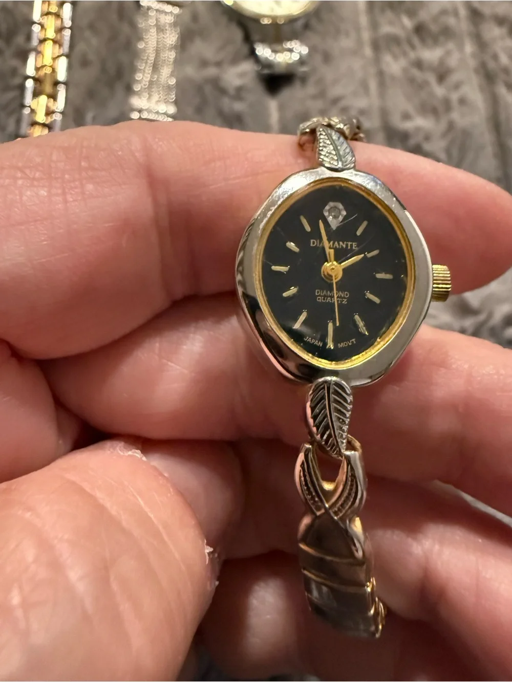 Mixed Women's Watch Lot - vintage Blue Strap & Gold/Silver Tones